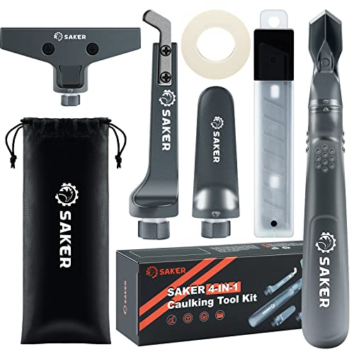 Caulking Tool Kit, Aluminum 4-in-1