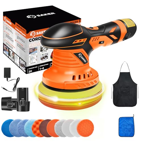 Cordless Buffer Polisher, Six-Inch Kit