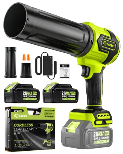 Cordless Leaf Blower with Two Nozzles