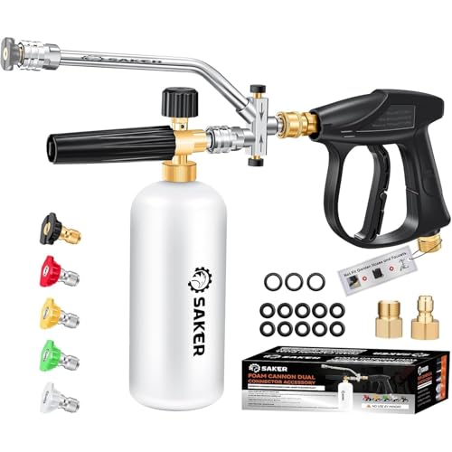 Foam Cannon with Dual Connector