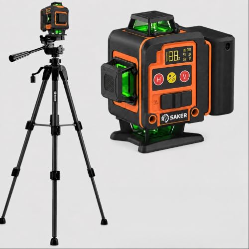 Four-Plane Laser Level with Tripod