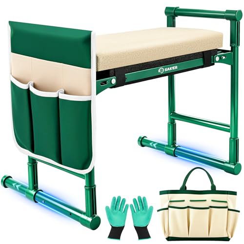Garden Kneeler and Seat, 500-Pound Frame, Luxury