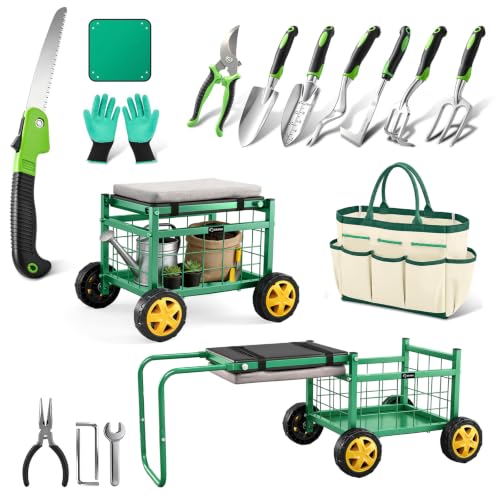 Garden Tool Set and Garden Cart