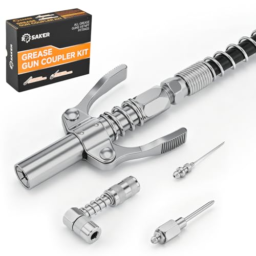 Grease Gun Coupler Kit, 10000 PSI