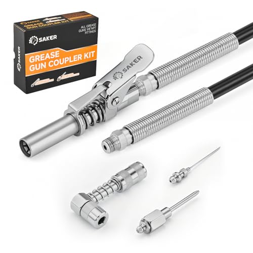 Grease Gun Coupler Kit, 12000 PSI