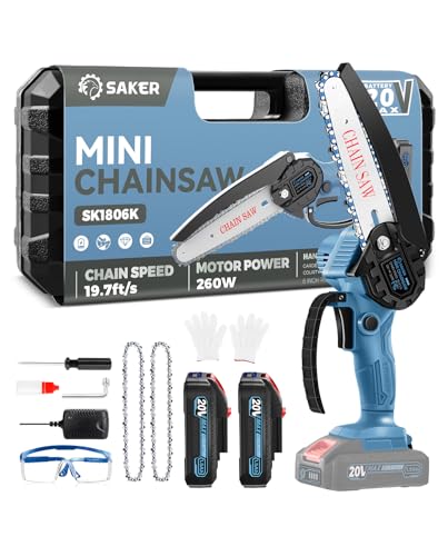 Mini Chainsaw 6-Inch, 2026 Build, Trimmer Kit