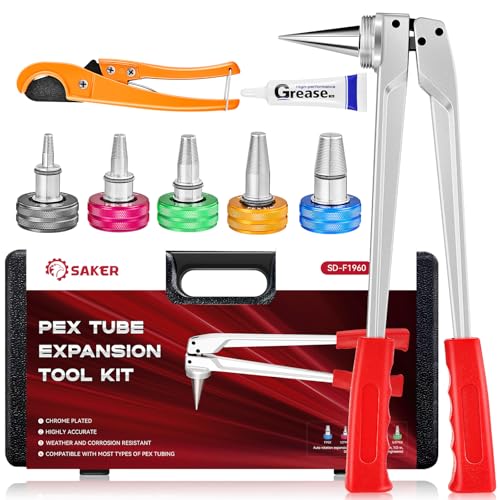 PEX-A Expansion Tool Kit, Five Heads