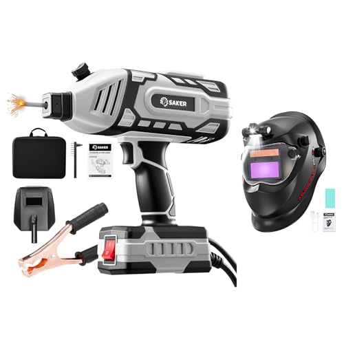 Portable Welder and Darkening Helmet