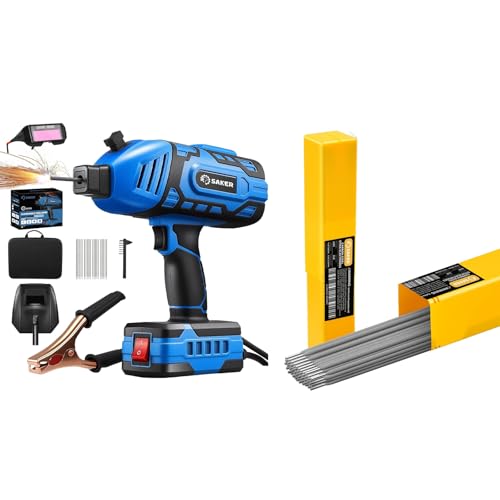 Portable Welder Blue with Two-Pound Rods