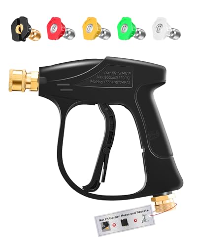 Pressure Washer Gun with Five Nozzles