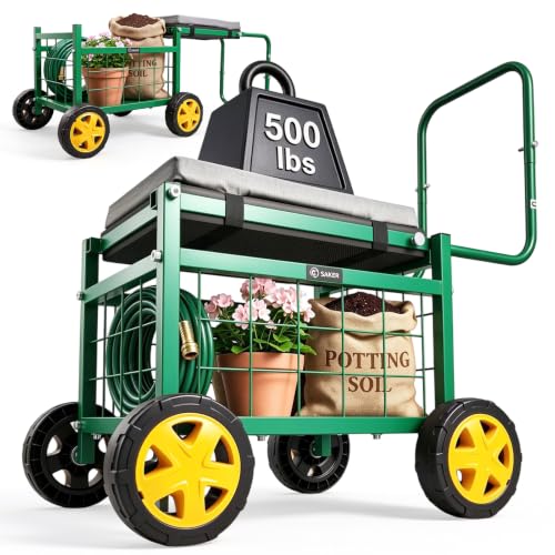 Rolling Work Seat with Basket, Basic Version